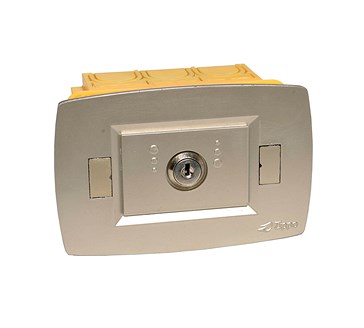 Selettore APRI/CHIUDI “ultrasottile” da incasso. IP 40